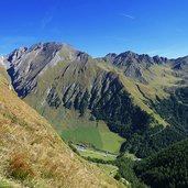 sicht auf fane alm