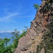 leiferer hoehenweg ober brantental felsiger abschnitt gesichert