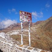 Timmelsjoch Hochalpenstrasse Timmelsjoch Pass Schild