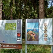 aldein infoschild geoparc bletterbach