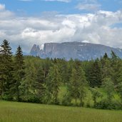 rittner schlernblick mit wolken