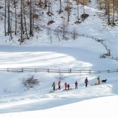 AT rodler rodeln bei fane alm vals winter