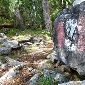 weg a zu cislon hochwand