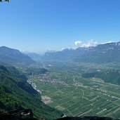 aussicht nach sueden salurn von rotwand aldein