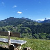 villanders stofels blick auf dolomiten langkofel und sella