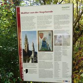 infotafel vogelweider hof lajen walther von der vogelweide