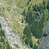 spronsertal weg nr im tal serpentinen steiler bergweg