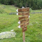 kreuzung wanderwege bei st martin alpl