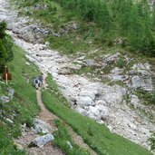 wegkreuzung weg und a latemar