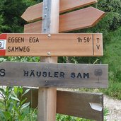 weg zum haeusler sam und nach eggen