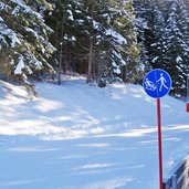 winterweg obereggen richtung oberholz neben rodelbahn