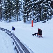 winterweg obereggen richtung oberholz neben rodelbahn