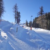 winterweg obereggen richtung oberholz neben rodelbahn