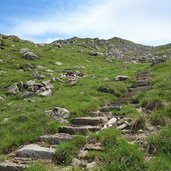 weg zum glaitner hochjoch passeirer hohenweg urweg jaufenkamm