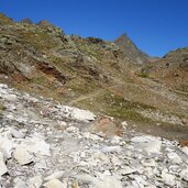 ueberschreitung marmorschuttkegel bei egetjoch