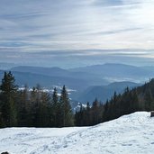 nonstal und mendelkamm von laugen aus winter