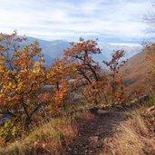 wanderweg abstieg nach vilpian