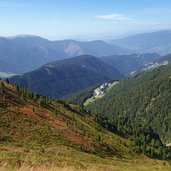 blick auf aferer tal afers palmschoss fr