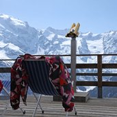 Skigebiet Trafoi Fernrohr Liegestuhl