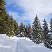 stuls weg nr b richtung egger grub alm winter