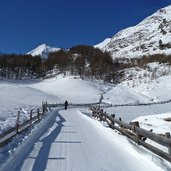 pfelders weg nach lazins winter