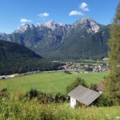 aussicht auf toblacher feld