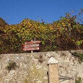 entiklar herbst wanderwege wegweiser