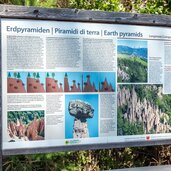 infotafel erdpyramiden lengmoos