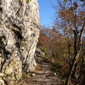 alter grauner weg abstieg hofstatt richtung kurtatsch herbst