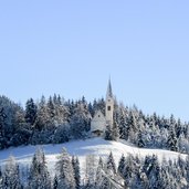 Knappenkapelle St Magdalena in Ridnaun winter