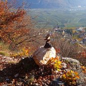 bergweg abstieg nach kurtatsch