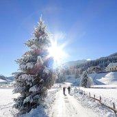 ridnaun dorf im winter