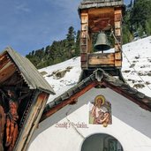 st wendelin kapelle chiesetta situata vicino alla Malga Ochsenberger Alm winter