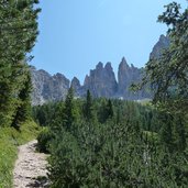 weg nr unter rosengarten vajolet