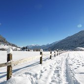 ridnaun winter verbindungsweg bergwerk nach maiern