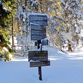 abzweigung koesertal winterwanderweg loipen