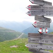 penser joch gaensekragen rundweg wegweiser