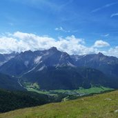 karnischer hoehenweg ausblick auf sexten