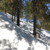 schneeschuh wander weg martelltal peder stieralm winter