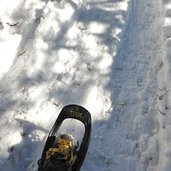 schneeschuh wander weg martelltal peder stieralm winter