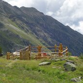 holzskulpturen zwei schwestern an der zwei meeres quelle scarljoch