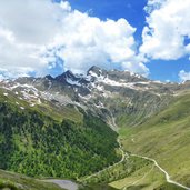 sarner weisshorn darunter penserjoch strasse