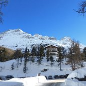 hinteres martelltal winter parkplatz bei enzian schoenblick