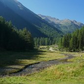 weg kirchbergtal ulten und kirchbergbach