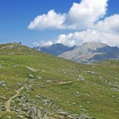 weg kirchbergtal ulten bei rabbijoch