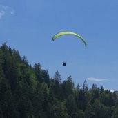 tandem gleitschirm flieger bei saltaus passeier paragleiter