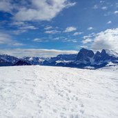 seiser alm winter puflatsch langkofel plattkofel sella