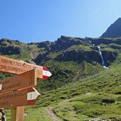 abzweigung matschertal oberetteshuette