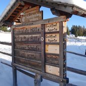 winter wanderwege villanderer alm wegweiser huetten