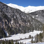 wipptal bei brenner zwischen pontigl und brennerbad winter